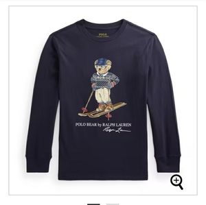 NWT Polo Ralph Lauren Boy's Classic  Long Sleeves T-shirt  - Navy